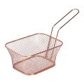 Корзина сервировочная для картофеля фри и снеков 14×10.5×6.5 см Розовый HP-19-9-R