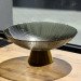 Фруктовниця скляна "Gold & Grey" 34 см на золотій ніжці Yiwu HP-34-119