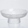 Фруктовниця на ніжці скляна Ice Textured 26 см HP-34-90
