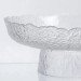 Фруктовниця на ніжці скляна Ice Textured 26 см HP-34-90