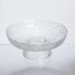 Фруктовниця на ніжці скляна Ice Textured 26 см HP-34-90