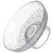 Фруктовниця на ніжці Ice Textured 15 см з крижаною текстурою скла Yiwu HP-34-88