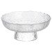 Фруктовниця на ніжці Ice Textured 15 см з крижаною текстурою скла Yiwu HP-34-88