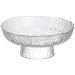 Фруктовниця на ніжці Ice Textured 20 см з крижаною текстурою скла Yiwu HP-34-89