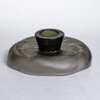 Фруктовниця на ніжці скляна 18 см кругла Yiwu HP-34-115