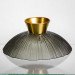 Фруктовниця скляна "Gold & Grey" 24 см на золотій ніжці Yiwu HP-34-118