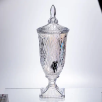Лимонадниця Crystal Trinity 2 літри з краном для соку мохіто молока напоїв HP-19-301