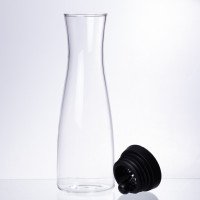 Скляний графін із кришкою 1.5 (л) для води, соку, лимонаду HP-19-44