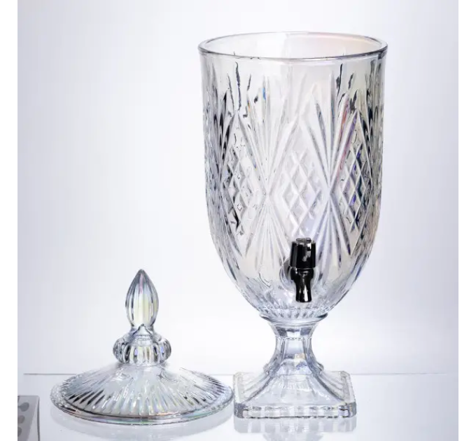 Лимонадница Crystal Trinity 5 литров с краном для мохито малока сока напитков HP-19-303