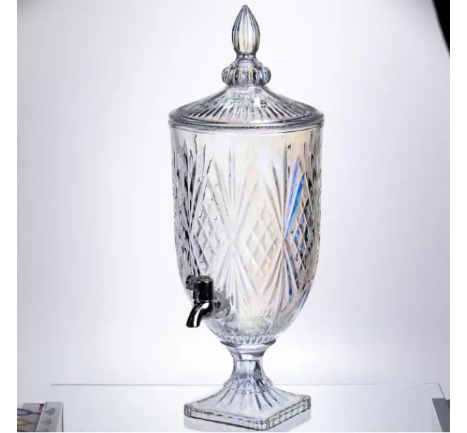 Лимонадница Crystal Trinity 5 литров с краном для мохито малока сока напитков HP-19-303