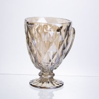 Глек для напитков Citrine стеклянный 1 л HP-19-279 кувшин для лимонада лимонадник декоративный с ручкой