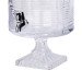 Лимонадниця з краном на підставці скляна 4,5 л прозора HP-19-2