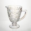 Кувшин стеклянный для компота 1.2 л ребристый фигурный графин для лимонада мохито сангрии напитков HP-19-171