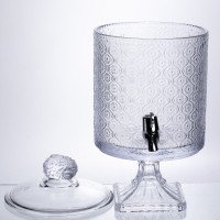 Лимонадниця Lace 4.5л з краном HP-19-287 лимонадник для напоїв диспенсер прозорий глек