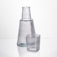 Кувшин 1 литр со стаканом 1 шт по 200 мл Прозрачный HP-19-PYF-1