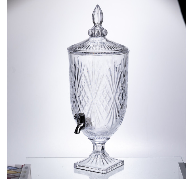 Лимонадниця Classic Crystal 5л із краном HP-19-297 глек диспенсер для напоїв прозорий