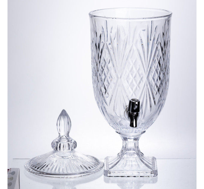 Лимонадниця Classic Crystal 5л із краном HP-19-297 глек диспенсер для напоїв прозорий