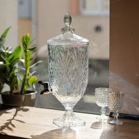 Лимонадниця Classic Crystal 5л із краном HP-19-297 глек диспенсер для напоїв прозорий