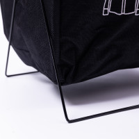 Кошик для білизни на підставці 36×32×52 (см) м'який Чорний HP-41-11B
