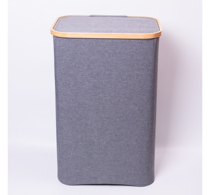 Кошик для білизни з кришкою 40×30×60 (см) м'який 70 (л) HP-41-16