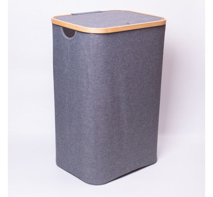 Кошик для білизни з кришкою 40×30×60 (см) м'який 70 (л) HP-41-16
