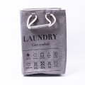 Кошик для білизни 31×26×44 (см) м'який 15 л Сірий HP-41-2G
