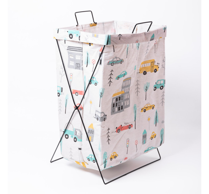 Кошик для білизни на підставці 36×30×55 (см) м'який HP-41-3