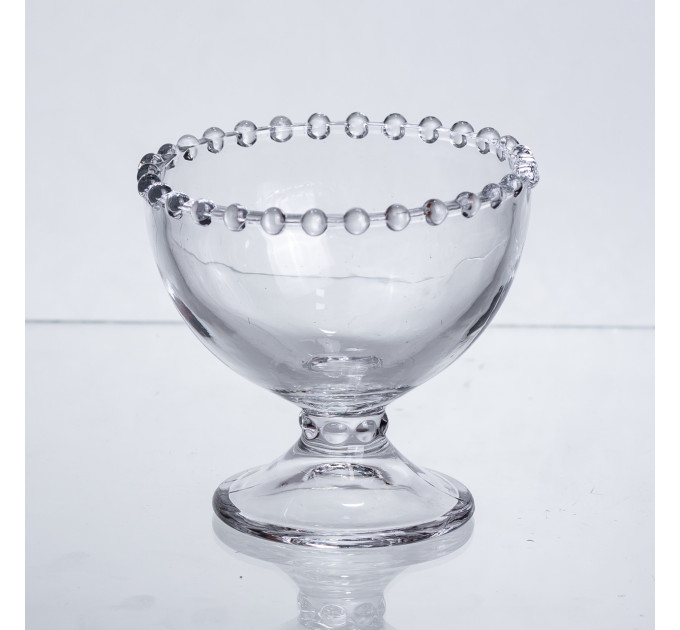 Набір креманок Pearl Milkshake Cups 6 штук по 200 мл, прозорий HP-34-101