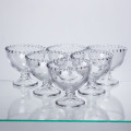 Набір креманок Pearl Milkshake Cups 6 штук по 200 мл, прозорий HP-34-101