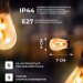 Ретро гирлянда уличная 10 LED лампочек 5 метров S141
