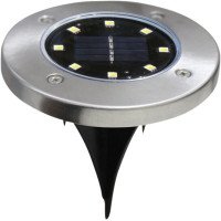 Вуличний світильник ґрунтовий 8 LED із сонячною панеллю 4 штуки в наборі автономний ліхтар для саду світлодіодний HP-L-1