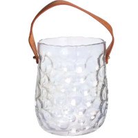 Ваза сумочка з ручкою 13×9.5×18 (см) декоративна скляна ваза для квітів 1.2 (л) Райдужний HP-19-153-6 Ваза сумочка з ручкою 13×9.5×18 (см) декоративна скляна ваза для квітів 1.2 (л) Райдужний HP-19-153-6