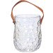 Ваза сумочка з ручкою 13×9.5×18 (см) декоративна скляна ваза для квітів 1.2 (л) Райдужний HP-19-153-6
