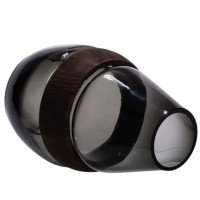 Скляна ваза з деревом кругла прозора HP-32-6