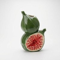 Порцелянова ваза Figs зелена декоративна для квітів 12×9×17.5 см (457-381) Порцелянова ваза Figs зелена декоративна для квітів 12×9×17.5 см (457-381)