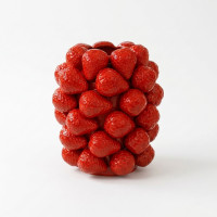 Порцелянова ваза Strawberries червона декоративна для квітів 21×24 см (457-394) Порцелянова ваза Strawberries червона декоративна для квітів 21×24 см (457-394)