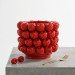 Фарфоровая ваза Raspberry красная декоративная для цветов 23×20 см (457-388)